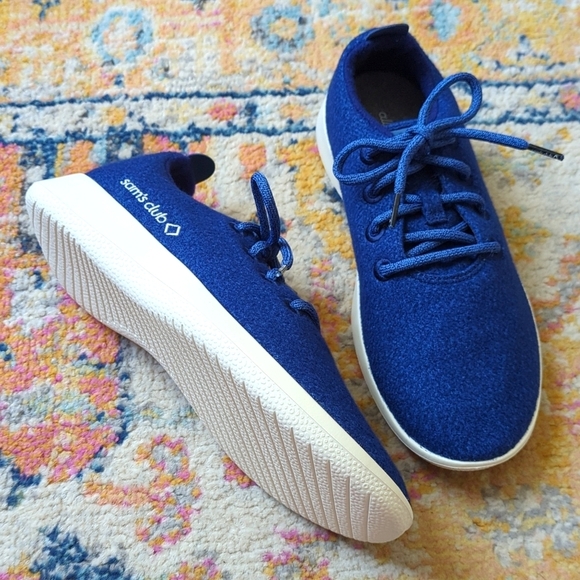 Allbirds x Sam's Club Wool Runners Merino Athletic Sneakers Blueberry Cream 10 - Picture 2 of 15